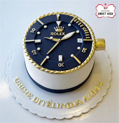 watch themed birthday cake